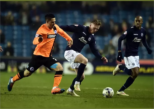 Battle for the Ball: Aiden O'Brien vs. Beram Kayal - Millwall vs. Brighton and Hove Albion (Sky Bet Championship)