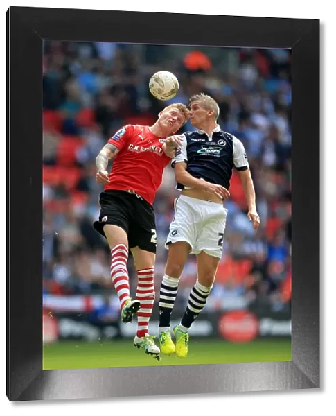 Barnsley vs. Millwall: Intense Rivalry in the Sky Bet League One Play-Off Final at Wembley Stadium - Alfie Mawson vs. Steve Morison's Battle for Supremacy