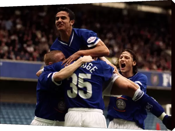Millwall's Tim Cahill Celebrates Opening Goal Against Nottingham Forest in Nationwide League Division One