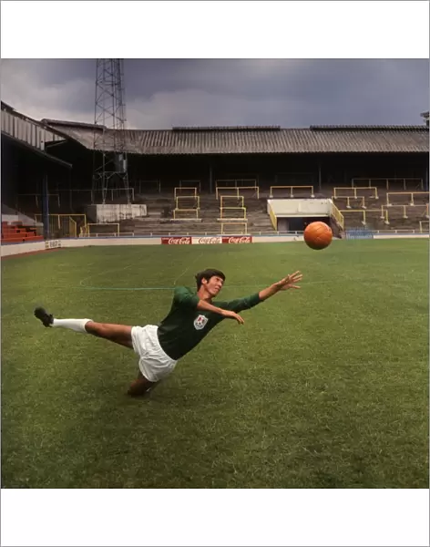 Millwall FC Goalkeeper Brian King at July 1969 Photocall - Football League Division Two
