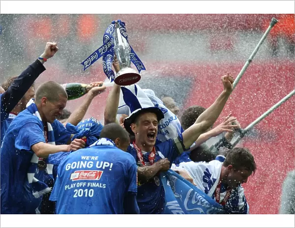 Millwall's Glory: Celebrating Promotion to Football League One with Paul Robinson and the Team (Wembley Play-Off Final Win against Swindon Town)