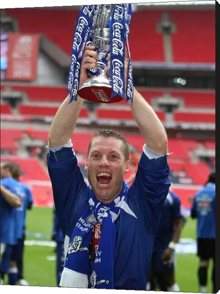 The Glory of Millwall: Neil Harris's Triumphant Wembley Victory with the League One Play-Off Trophy