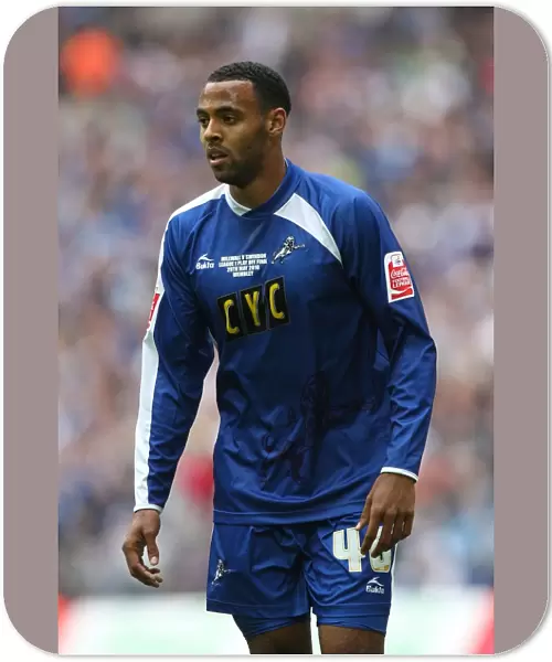 Dramatic Play-Off Final Clash: Millwall vs Swindon Town at Wembley Stadium - Liam Trotter in Action (Millwall Football Club, Football League One)