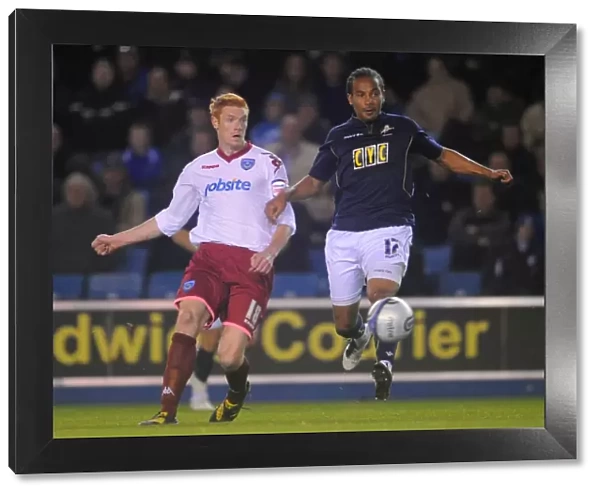 Millwall vs Portsmouth: A Championship Clash - Tamika Mkandawire vs Dave Kitson at The New Den (19-10-2010)