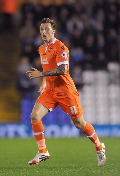 Millwall's Martyn Woolford in Action against Birmingham City in Sky Bet Championship Match at St. Andrew's