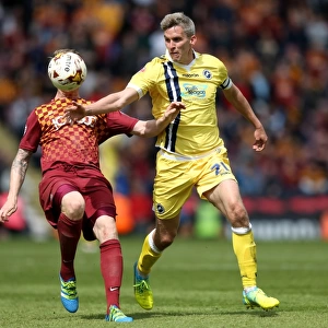 Bradford City vs. Millwall: Intense Rivalry - Nathan Clarke vs. Steve Morison in the Play-Off First Leg