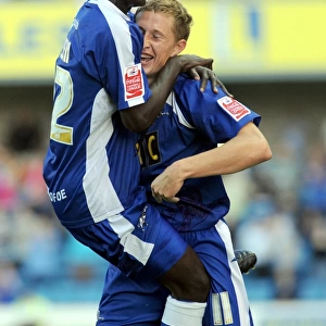 Millwall's David Martin Scores the Winning Goal Against Oldham Athletic in Coca-Cola Football League One (18-08-2009)
