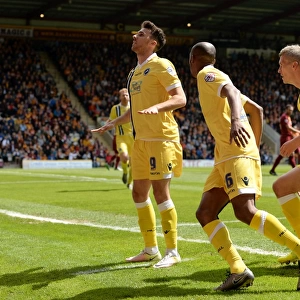 Millwall's Lee Gregory Scores First Goal in Sky Bet League One Play-Off Against Bradford City