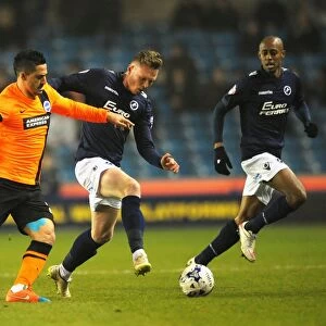 Sky Bet Championship Photographic Print Collection: Sky Bet Championship - Millwall v Brighton and Hove Albion - The Den