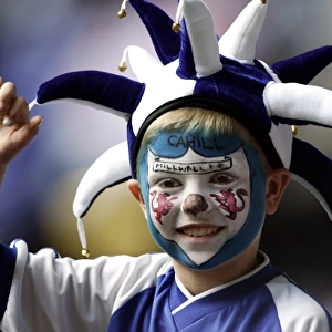 Young Millwall Fan's Excitement at the AXA FA Cup Final: Manchester United vs. Millwall