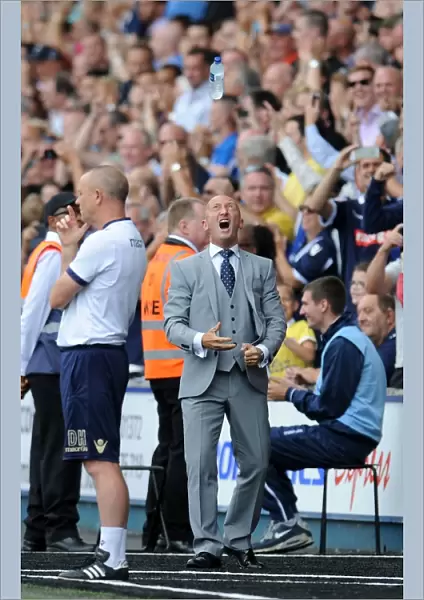 Millwall vs Leeds United: Ian Holloway's Euphoric Moment as Millwall Scores Second Goal in Sky Bet Championship Match at The New Den