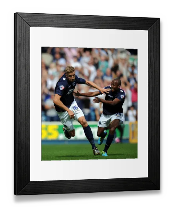 Framed Print : Sky Bet Championship - Millwall v Leeds United - The New Den Framed Print : Sky Bet Championship - Millwall v Leeds United - The New Den