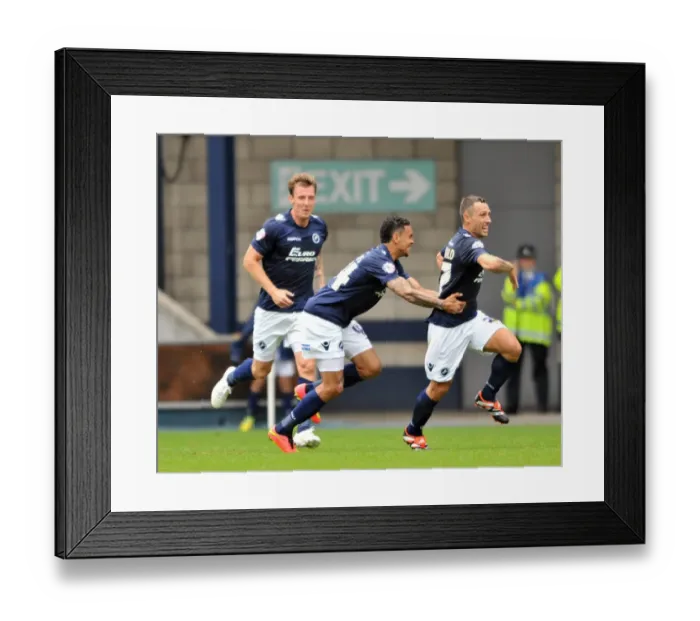 Framed Print : Sky Bet Championship - Millwall v Blackpool - The Den