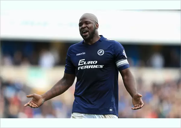 Millwall vs Cardiff City: Danny Shittu in Action at The New Den (Sky Bet Championship)