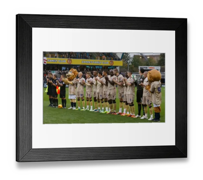 Framed Print : Sky Bet Championship - Millwall v Brentford - The Den