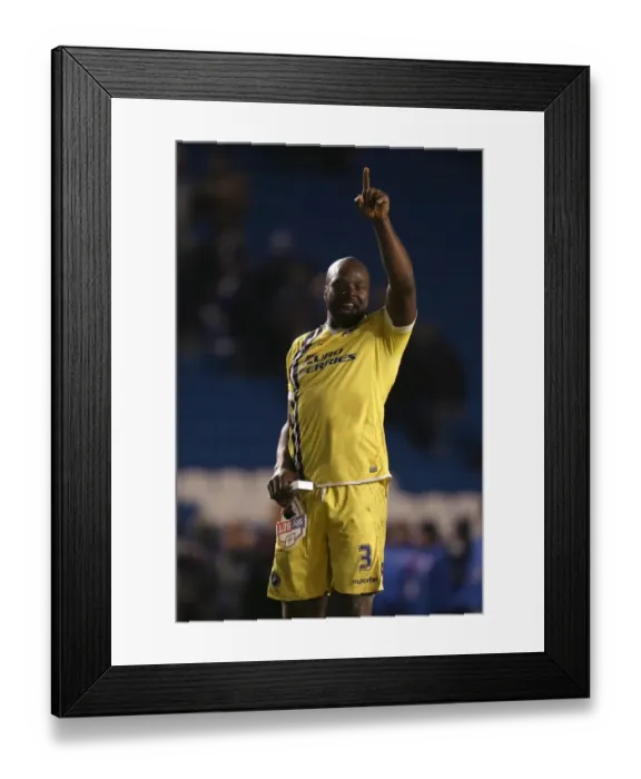 Framed Print : Sky Bet Championship Showdown: Millwall's Danny Shittu at AMEX Stadium Against Brighton & Hove Albion Framed Print : Sky Bet Championship Showdown: Millwall's Danny Shittu at AMEX Stadium Against Brighton & Hove Albion