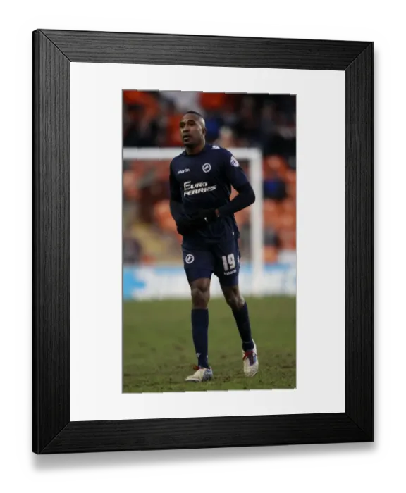Framed Print : Ricardo Fuller Leads Millwall's Charge in Sky Bet Championship Clash at Bloomfield Road Against Blackpool Framed Print : Ricardo Fuller Leads Millwall's Charge in Sky Bet Championship Clash at Bloomfield Road Against Blackpool