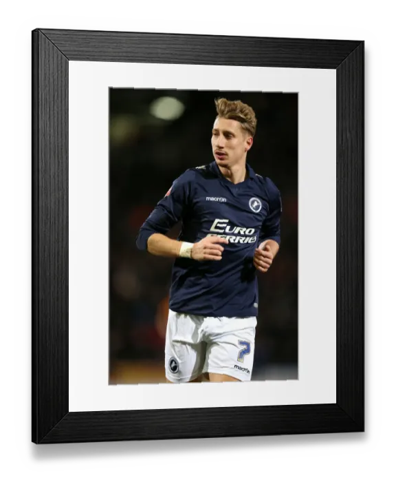 Framed Print : Millwall's Lee Martin in FA Cup Third Round Replay at Bradford City's Valley Parade Framed Print : Millwall's Lee Martin in FA Cup Third Round Replay at Bradford City's Valley Parade