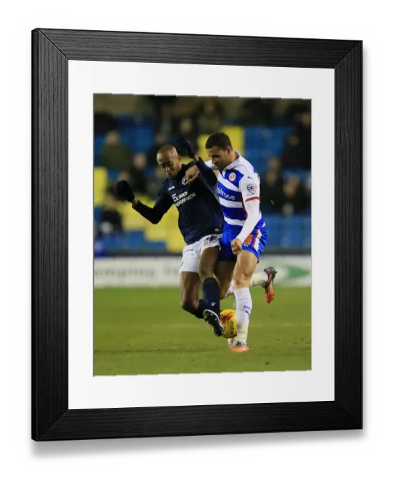 Framed Print : Millwall vs. Reading: Intense Battle for Supremacy - Nadjim Abdou vs. Hal Robson-Kanu (Sky Bet Championship) Framed Print : Millwall vs. Reading: Intense Battle for Supremacy - Nadjim Abdou vs. Hal Robson-Kanu (Sky Bet Championship)