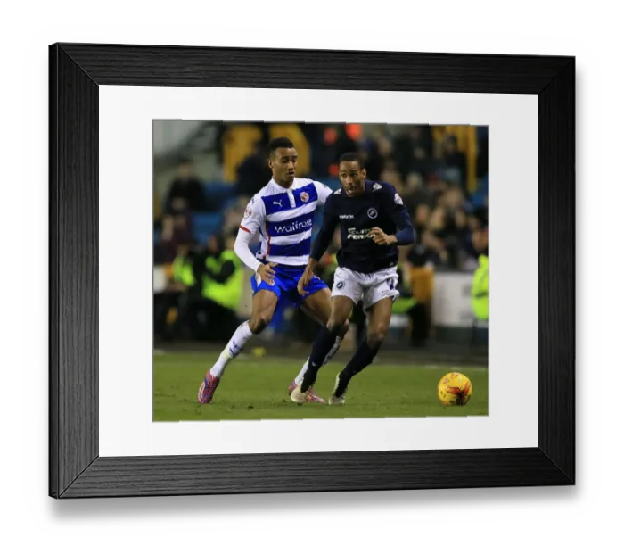 Framed Print : Battle for Supremacy: Millwall vs. Reading - The Den Framed Print : Battle for Supremacy: Millwall vs. Reading - The Den