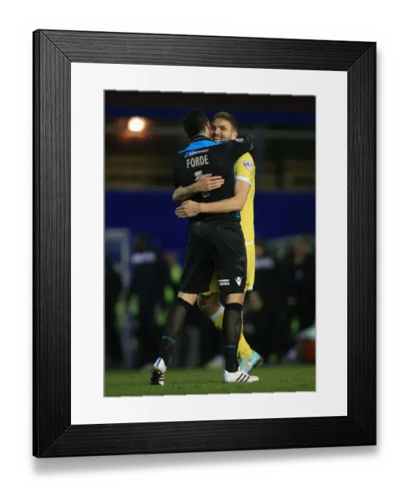 Framed Print : Millwall Celebrates 1-0 Away Win Over Birmingham City in Sky Bet League Championship