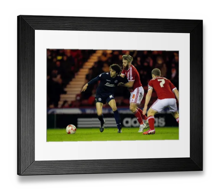 Framed Print : Millwall's Diego Fabbrini Fends Off Middlesbrough's Adam Clayton in Sky Bet Championship Clash at Riverside Stadium Framed Print : Millwall's Diego Fabbrini Fends Off Middlesbrough's Adam Clayton in Sky Bet Championship Clash at Riverside Stadium