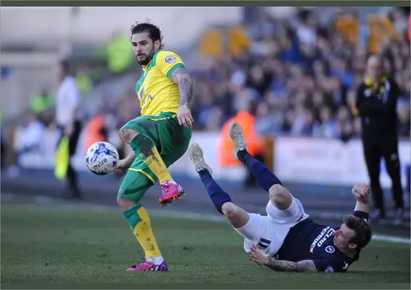 Battle at The Den: Intense Rivalry - Millwall vs. Norwich City in Sky Bet Championship