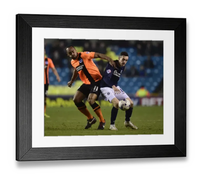 Framed Print : Millwall vs Brighton and Hove Albion: Intense Battle for Supremacy in Sky Bet Championship - The Den Framed Print : Millwall vs Brighton and Hove Albion: Intense Battle for Supremacy in Sky Bet Championship - The Den