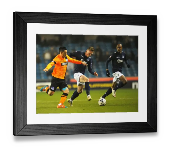 Framed Print : Sky Bet Championship - Millwall v Brighton and Hove Albion - The Den Framed Print : Sky Bet Championship - Millwall v Brighton and Hove Albion - The Den