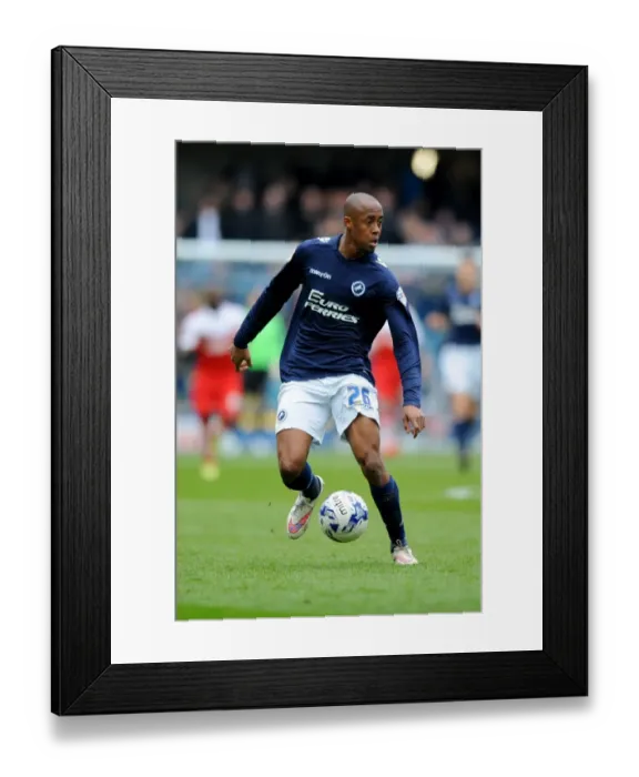 Framed Print : Millwall vs Charlton Athletic: Jimmy Abdou in Action at The Den (Sky Bet Championship) Framed Print : Millwall vs Charlton Athletic: Jimmy Abdou in Action at The Den (Sky Bet Championship)