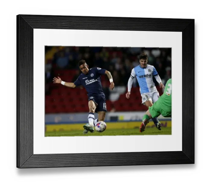Framed Print : Millwall's Paris Cowan-Hall Thwarts by Jason Steele's Save at Ewood Park (Sky Bet Championship: Blackburn Rovers vs Millwall) Framed Print : Millwall's Paris Cowan-Hall Thwarts by Jason Steele's Save at Ewood Park (Sky Bet Championship: Blackburn Rovers vs Millwall)