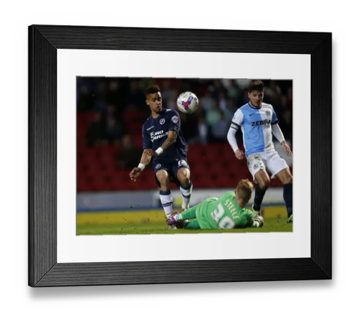 Framed Print : Sky Bet Championship - Blackburn Rovers v Millwall - Ewood Park