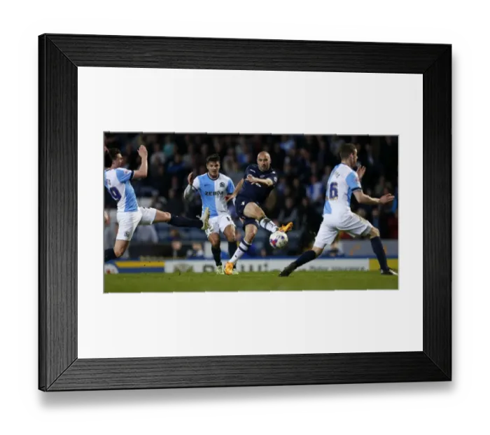 Framed Print : Garry Taylor-Fletcher's Shot on Target: Millwall vs. Blackburn Rovers in Sky Bet Championship at Ewood Park Framed Print : Garry Taylor-Fletcher's Shot on Target: Millwall vs. Blackburn Rovers in Sky Bet Championship at Ewood Park