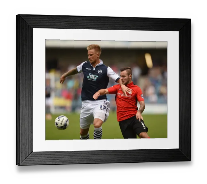 Framed Print : Battle for Supremacy: Webster vs. Armstrong in Millwall vs. Coventry City's Sky Bet League One Clash at The New Den Framed Print : Battle for Supremacy: Webster vs. Armstrong in Millwall vs. Coventry City's Sky Bet League One Clash at The New Den
