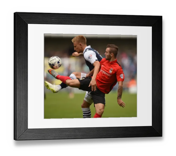 Framed Print : Millwall vs Coventry City: Intense Battle for Supremacy in Sky Bet League One - Byron Webster vs Adam Armstrong Framed Print : Millwall vs Coventry City: Intense Battle for Supremacy in Sky Bet League One - Byron Webster vs Adam Armstrong