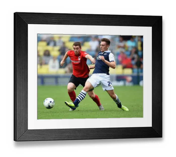 Framed Print : Millwall vs Coventry City: A Battle in Sky Bet League One at The New Den - Ben Thompson vs John Fleck Framed Print : Millwall vs Coventry City: A Battle in Sky Bet League One at The New Den - Ben Thompson vs John Fleck