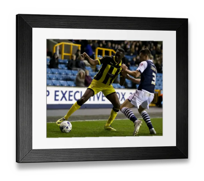 Framed Print : Battle for Supremacy: Bradford City vs. Millwall in Sky Bet League One