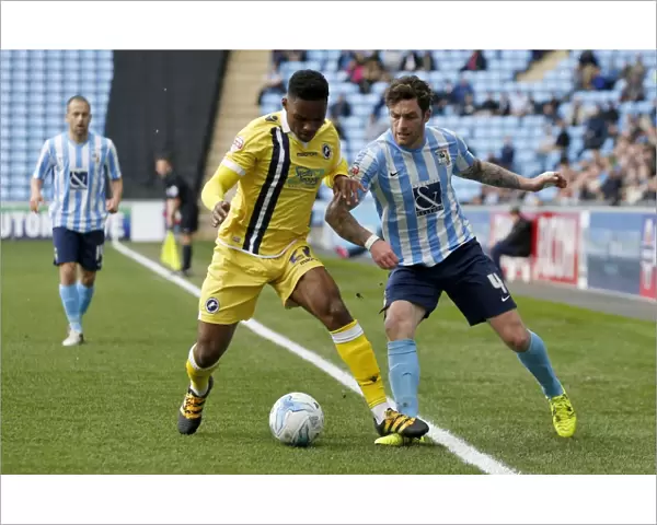 Mahlen Romeo vs. Romain Vincelot: Intense Rivalry in Sky Bet League One Clash between Coventry City and Millwall (2015-16)