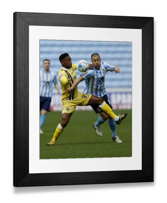 Framed Print : Clash at the Ricoh: Coventry City vs. Millwall, Sky Bet League One (2015-16) - Joe Cole vs. Mahrez Roumeas Framed Print : Clash at the Ricoh: Coventry City vs. Millwall, Sky Bet League One (2015-16) - Joe Cole vs. Mahrez Roumeas