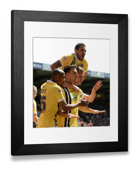 Framed Print : Millwall's Lee Gregory Scores First Goal in Bradford City Play-Off Clash, Sky Bet League One, 2015-2016 Framed Print : Millwall's Lee Gregory Scores First Goal in Bradford City Play-Off Clash, Sky Bet League One, 2015-2016