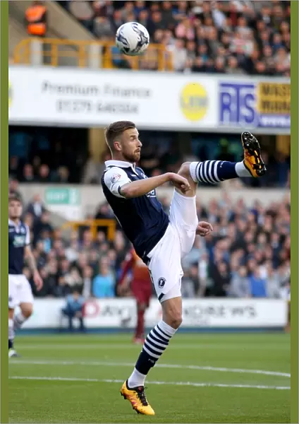 Millwall's Mark Beevers in Action during Tense Millwall vs Bradford City Sky Bet League One Play-Off Semi Final, Second Leg at The Den, London