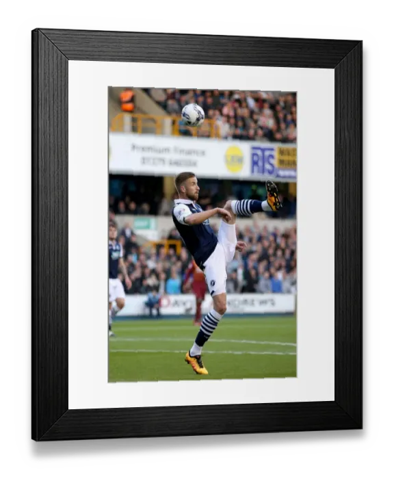 Framed Print : Millwall's Mark Beevers in Action during Tense Millwall vs Bradford City Sky Bet League One Play-Off Semi Final, Second Leg at The Den, London Framed Print : Millwall's Mark Beevers in Action during Tense Millwall vs Bradford City Sky Bet League One Play-Off Semi Final, Second Leg at The Den, London