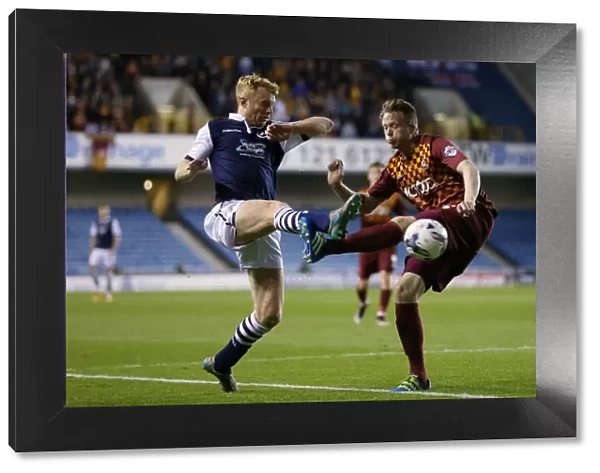 Intense Rivalry: Millwall vs Bradford City - Sky Bet League One Play-Off Semi-Final - Chris Taylor vs Nathan Clarke