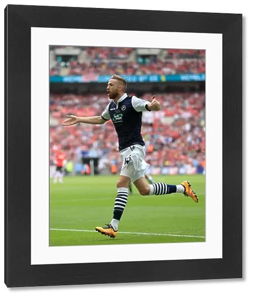 Mark Beevers Scores the Thrilling Opener: Millwall's Play-Off Final Victory at Wembley (2015-16, Barnsley vs Millwall)