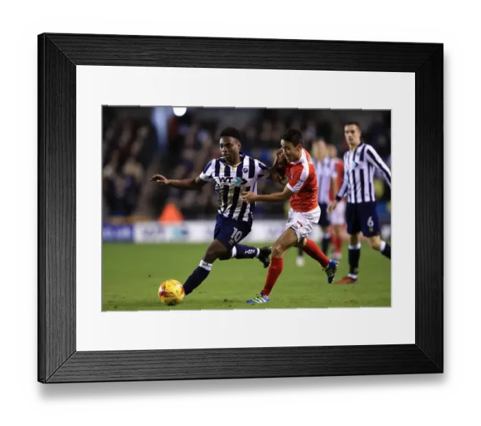 Framed Print : Sky Bet League One - Millwall v Charlton Athletic - The Den