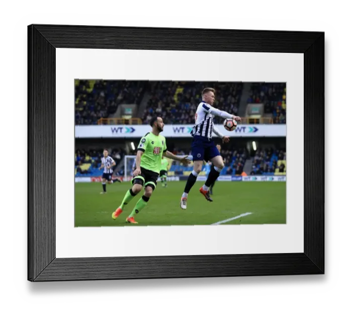 Framed Print : Millwall vs AFC Bournemouth: FA Cup Third Round Battle at The Den Framed Print : Millwall vs AFC Bournemouth: FA Cup Third Round Battle at The Den