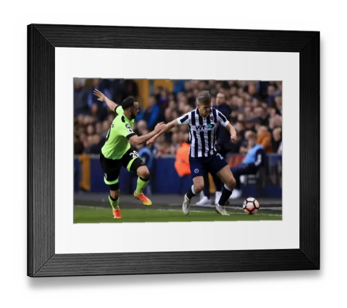 Framed Print : Millwall vs AFC Bournemouth: Emirates FA Cup Third Round Clash at The Den - Intense Battle for the Ball Framed Print : Millwall vs AFC Bournemouth: Emirates FA Cup Third Round Clash at The Den - Intense Battle for the Ball