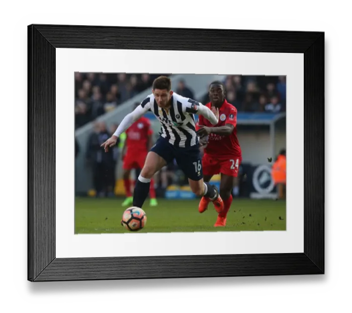 Framed Print : Intense Rivalry: Mendy vs. Butcher in FA Cup Fifth Round Clash at The Den Framed Print : Intense Rivalry: Mendy vs. Butcher in FA Cup Fifth Round Clash at The Den