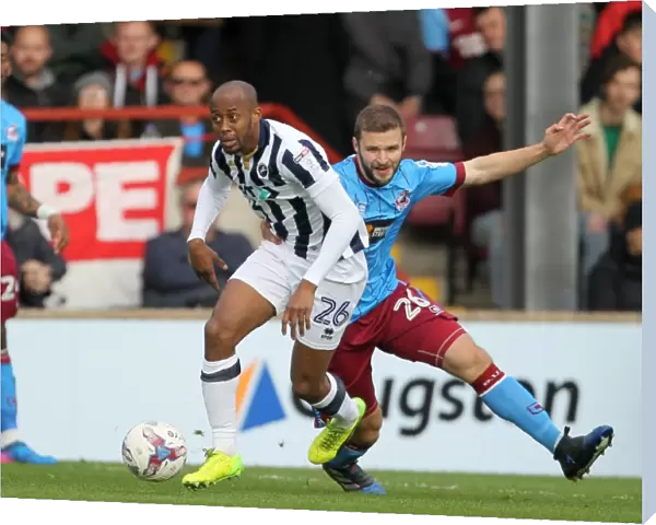 Intense Rivalry: Nadjim Abdou vs. Jamie Ness in the Sky Bet League One Playoff Semi-Final Clash at Scunthorpe United