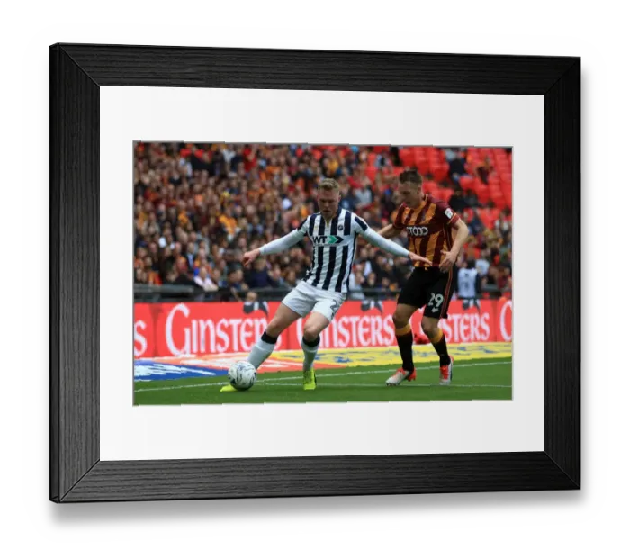 Framed Print : Bradford City vs Millwall - Intense Battle for the Ball in the Sky Bet League One Play-Off Final at Wembley Stadium Framed Print : Bradford City vs Millwall - Intense Battle for the Ball in the Sky Bet League One Play-Off Final at Wembley Stadium